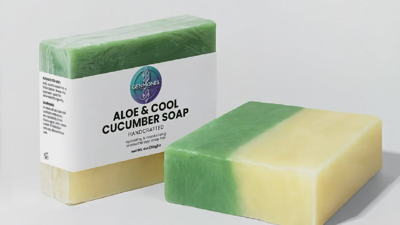 Load video: Aloe &amp; Cool Cucumber Soap Today!